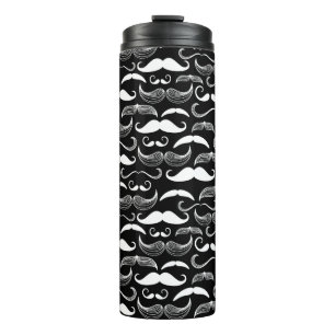 A Gentlemen's Club. Moustache pattern Thermal Tumbler
