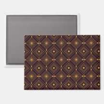 A geometric pattern featuring gold diamond shapes