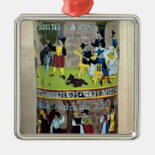A German enamelled Humpen Metal Tree Decoration