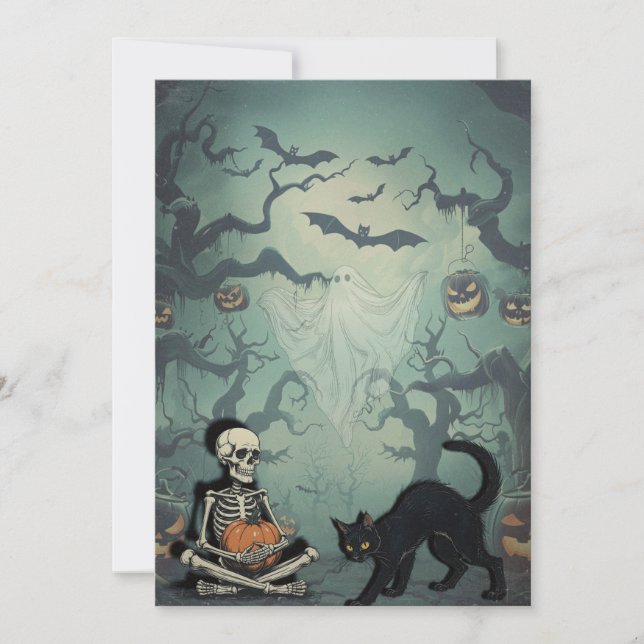 A ghastly night  invitation (Front)