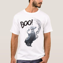 A ghost in his smoking hand