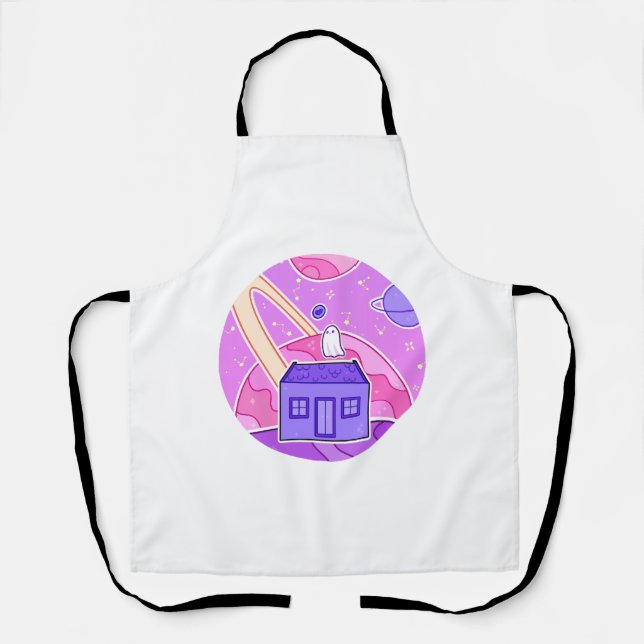 A ghost that lives on space apron (Front)
