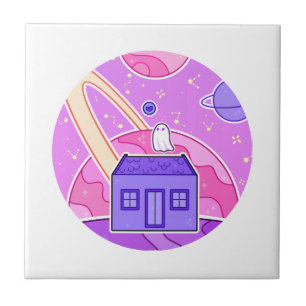 A ghost that lives on space tile
