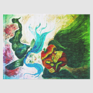 A Ghostly bewitched Night Tissue Paper