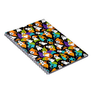 A Ghostly Halloween pattern Notebook
