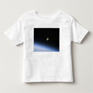 A gibbous moon visible above Earth's atmosphere 2 Toddler T-Shirt