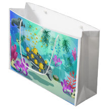 A Gift Bag with Aquatic Charm