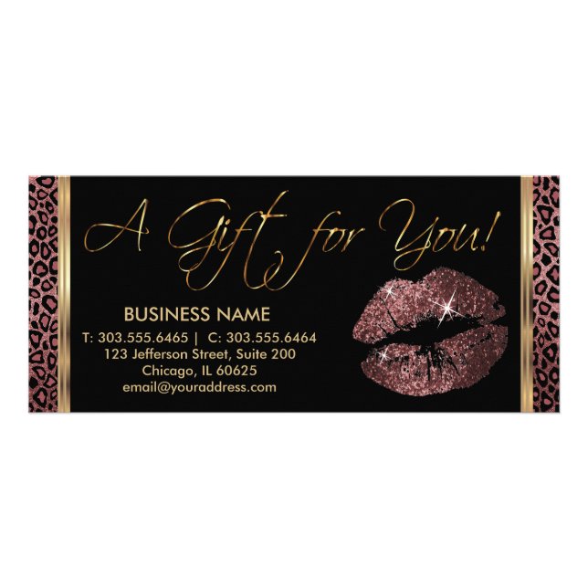 A Gift Certificate Dark Rose Lipstick 💋Business 3 (Front)