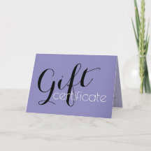 A Gift Certificate for your Ideas - Typography 2