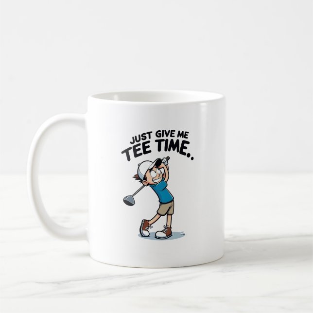 A gift for a Golf Lover, Golf Humour Mug (Left)