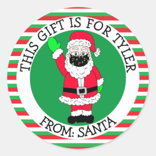 A Gift For To and From Santa Gift Tag