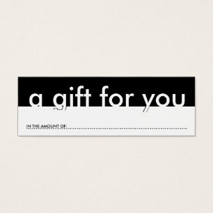 a gift for you (blank amount)