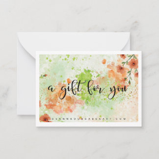 A Gift for You Card