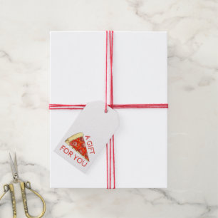A Gift For You Pepperoni Pizza Pie Slice Gift Tags