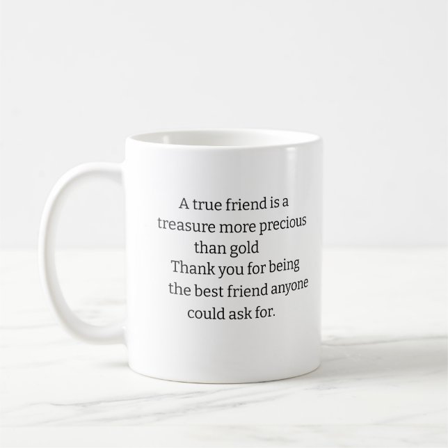 A Gift For Your Best Friend  Coffee Mug (Left)