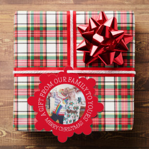 A Gift from our Famiiy to Yours Gift Tag Tree Decoration Card