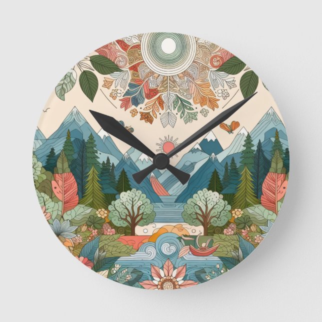 A gift full of sincerity,Pillow Round Clock (Front)