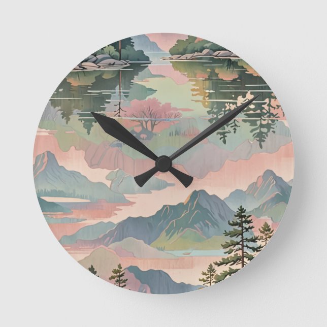 A gift full of sincerity,Pillow Round Clock (Front)
