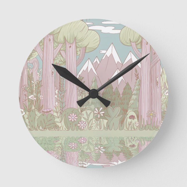 A gift full of sincerity,Pillow Round Clock (Front)