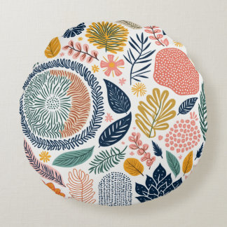 A gift full of sincerity Round Cushion