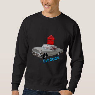 A gift with an antique car sweatshirt