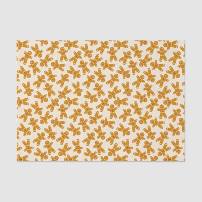 A Gingerbread Cookie Tissue Paper (Front)