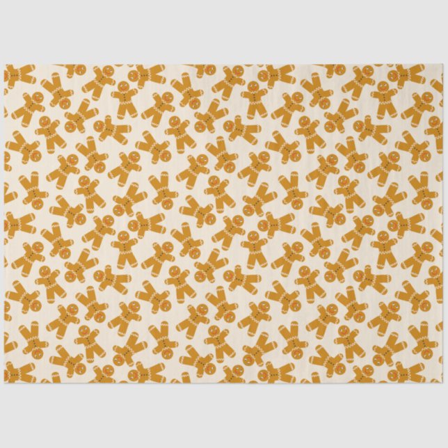 A Gingerbread Cookie Tissue Paper (Front)