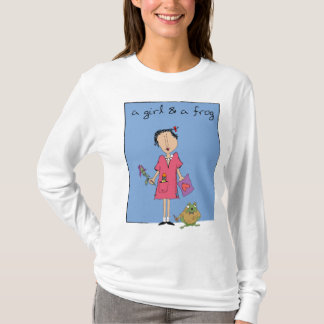 A girl and a frog. T-Shirt