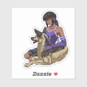 A Girl and Her Dog in Space