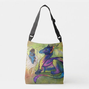 A Girl and Her Dragon Crossbody Bag