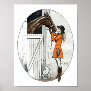 A Girl and Her Horse Poster