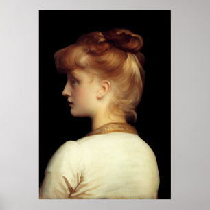 A Girl by Lord Frederic Leighton Poster