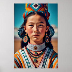 A girl from Mongol China Poster