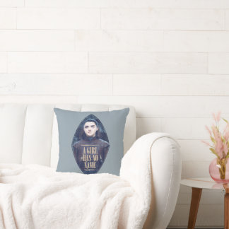 "A Girl Has No Name" Arya Stark Graphic Cushion