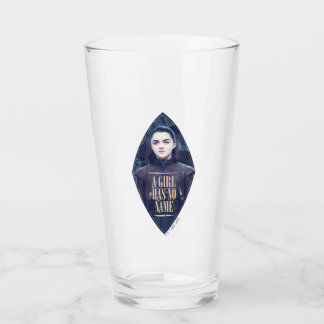 "A Girl Has No Name" Arya Stark Graphic Glass