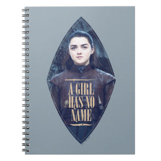 "A Girl Has No Name" Arya Stark Graphic Notebook