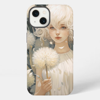 A Girl Holding A Dandelion iPhone 13 Case