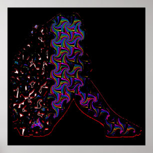 A Girl in Distress Wall Poster Art