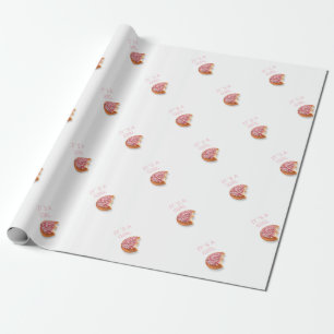 a girl is born wrapping paper