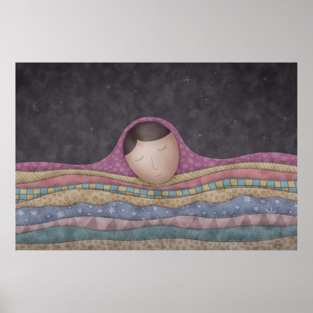 A Girl Under A Thousand Blankets Poster (Front)