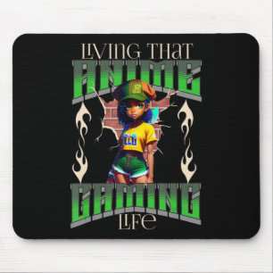 A Girl Who Loves Anime Japanese Mouse Pad