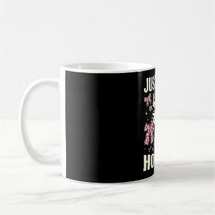 A girl who loves hockey lover player teen girls coffee mug
