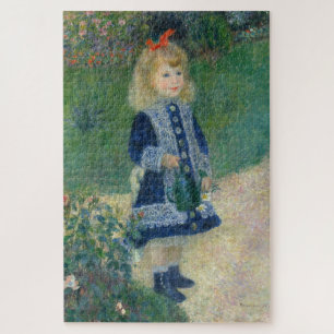 A Girl with a Watering Can: Pierre-Auguste Renoir  Jigsaw Puzzle