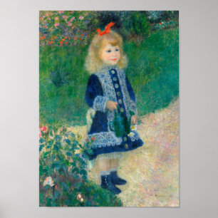 A Girl With A Watering Can Poster