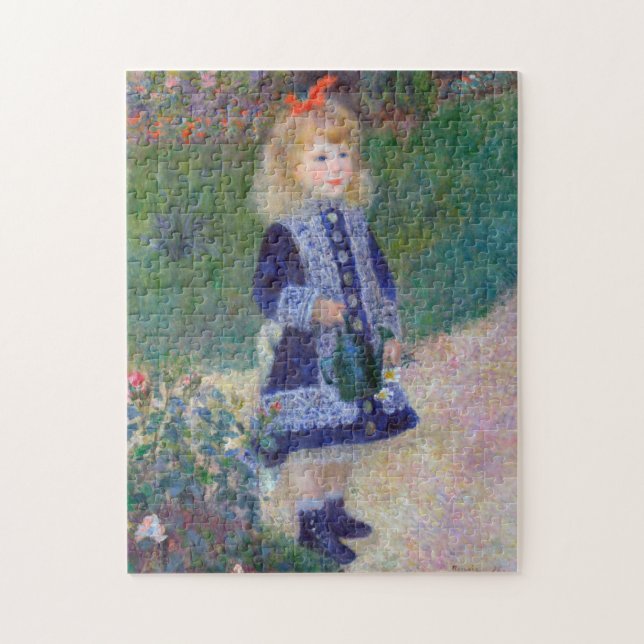 A Girl with a Watering Can, Renoir Jigsaw Puzzle (Vertical)