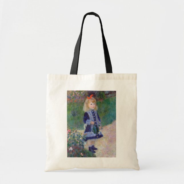 A Girl with a Watering Can, Renoir Tote Bag (Front)