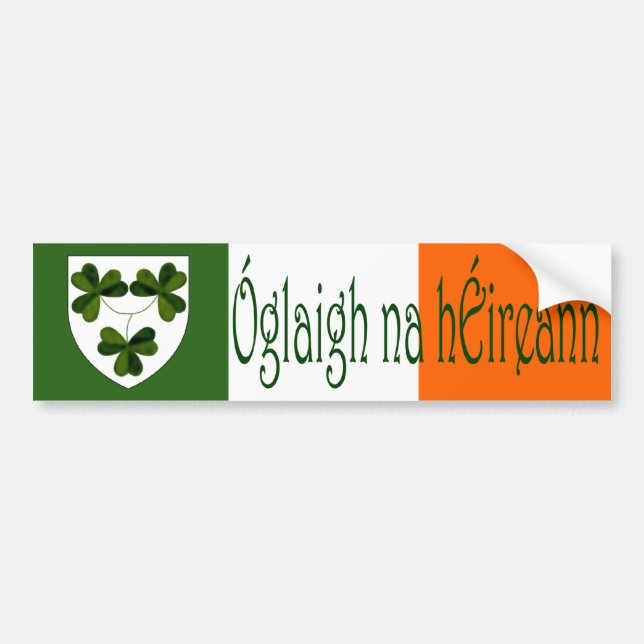 Ã“glaigh na hÃ‰ireann Bumper Sticker (Front)