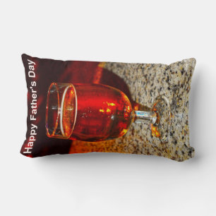 A glass of beer for Father’s Day Lumbar Cushion