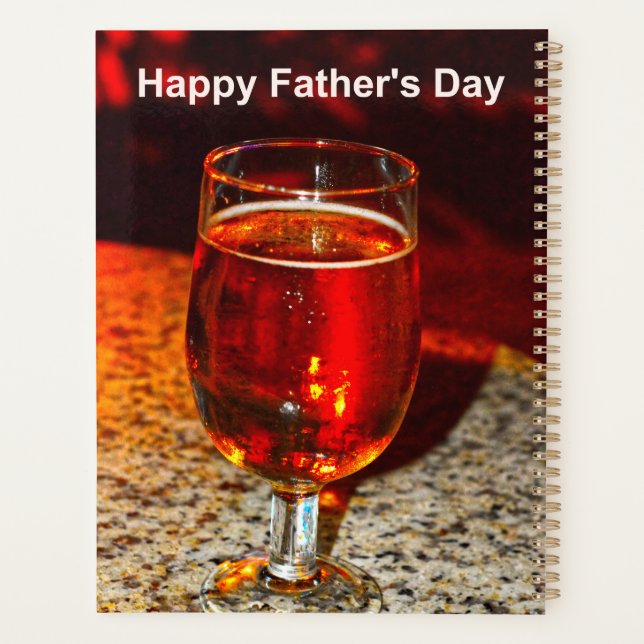 A glass of beer for Father’s Day Planner (Back)