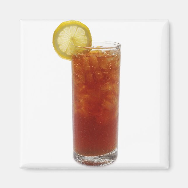 A Glass of Iced Tea Magnet (Front)